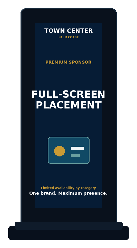 Premium full-screen sponsor example